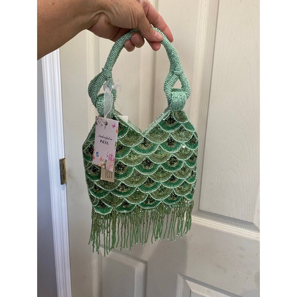 New Viral Handcrafted in India Beaded Bag